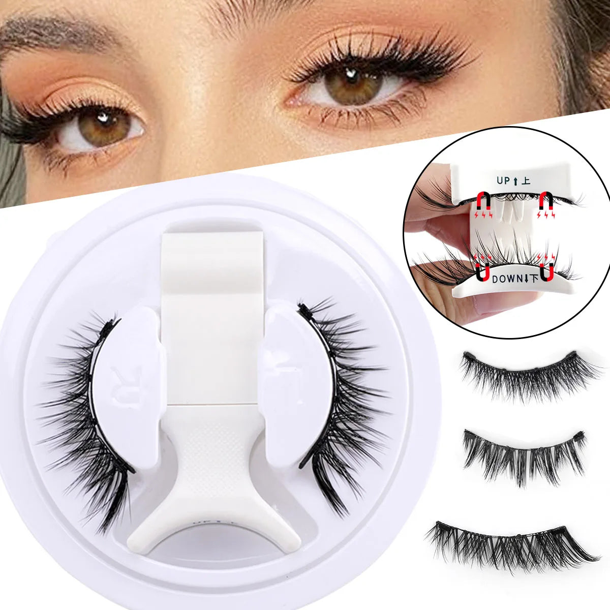 Amor Silk™ LashLock Natural Magnetic Lashes