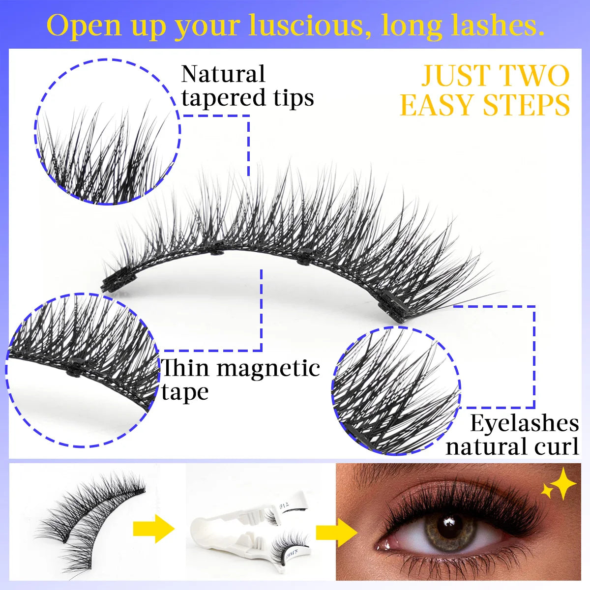 Amor Silk™ LashLock Natural Magnetic Lashes