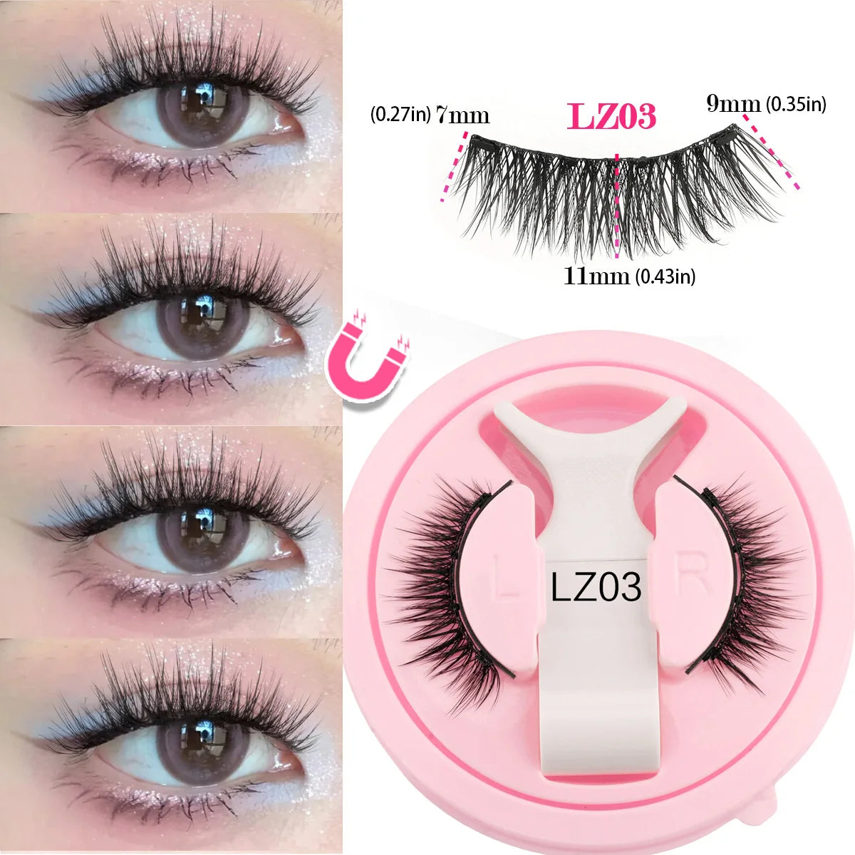 Amor Silk™ LashLock Natural Magnetic Lashes