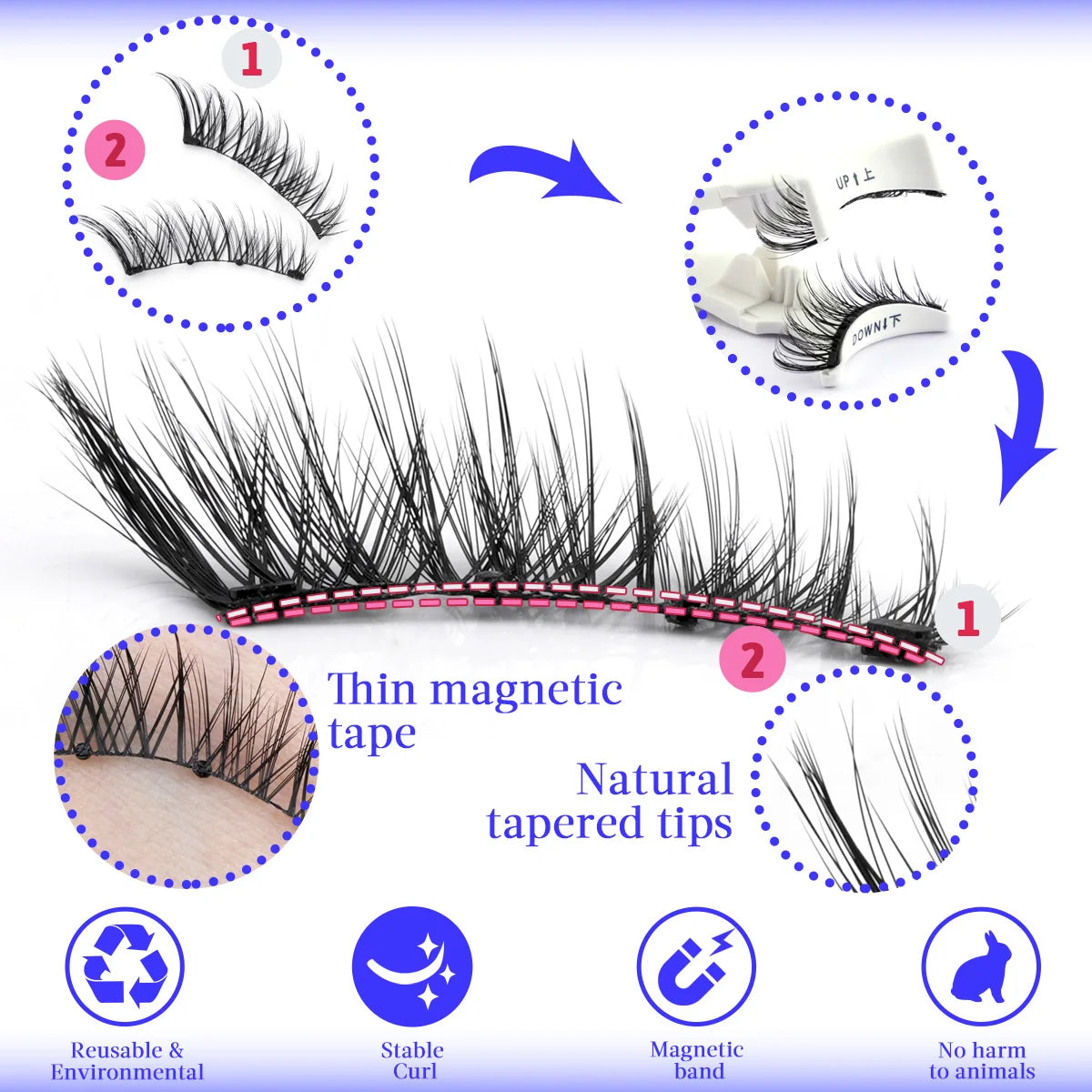 Amor Silk™ LashLock Natural Magnetic Lashes