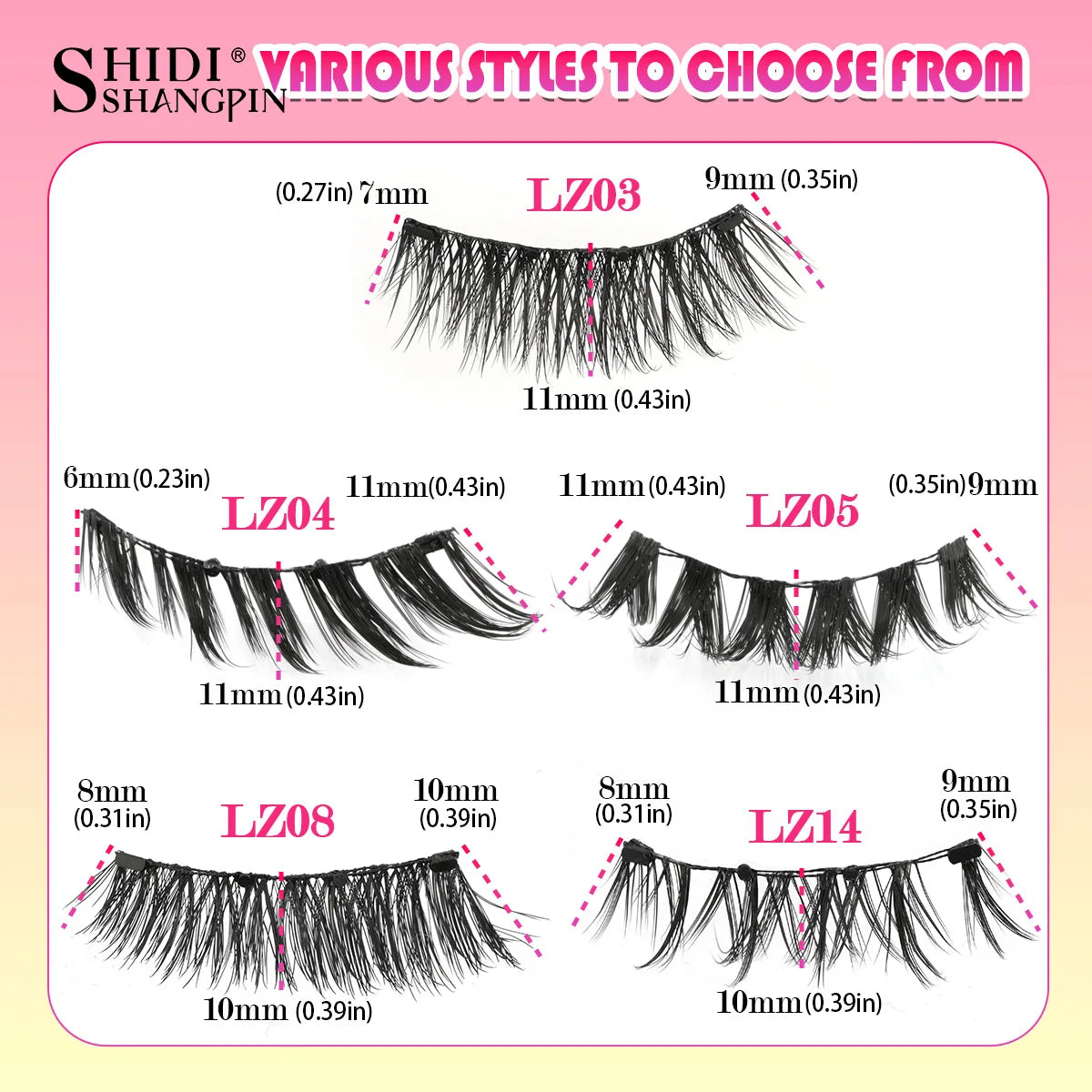Amor Silk™ LashLock Natural Magnetic Lashes