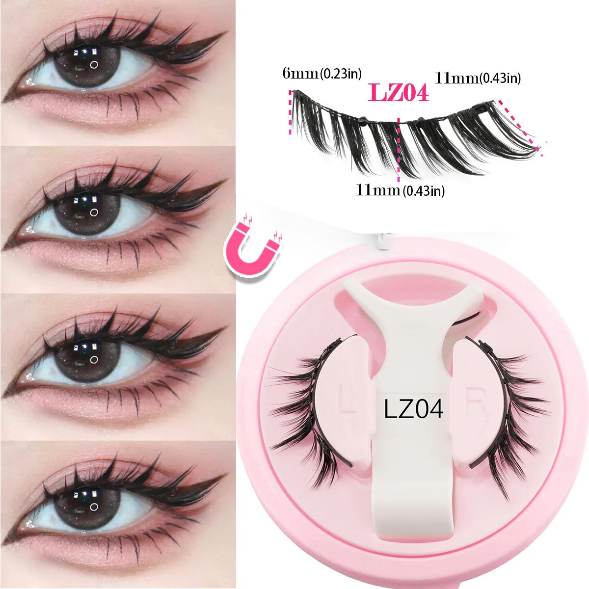 Amor Silk™ LashLock Natural Magnetic Lashes